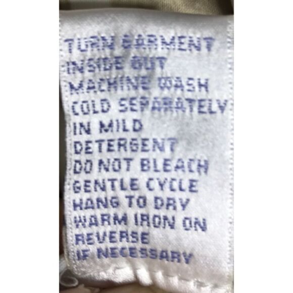 DG2 Diane Gilman PLUS SIZE Tan White Blouse Shirt Jacket Size 2X - Picture 7 of 7